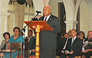 Fiji Prime Minister Bainimarama