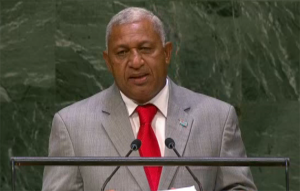 Bainimarama at UN General Assembly